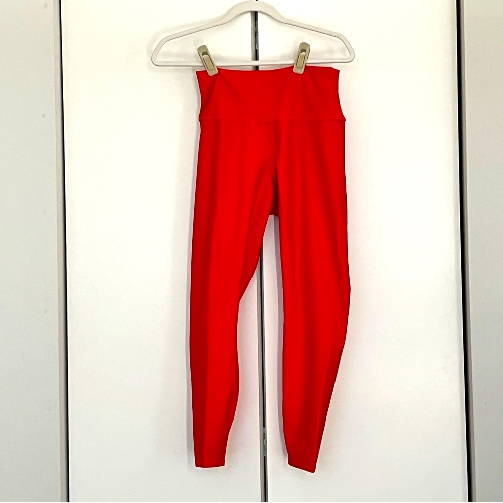 Alo Yoga Red Leggings Size L
